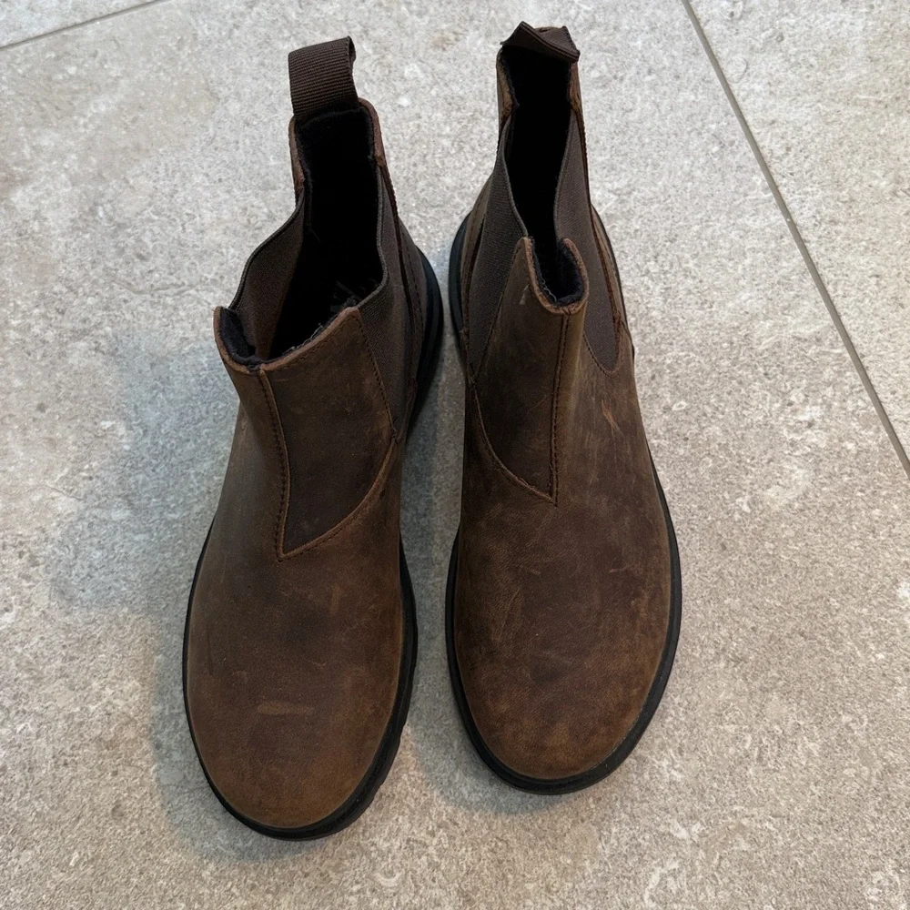 Zara Brown Chelsea Boots NEW